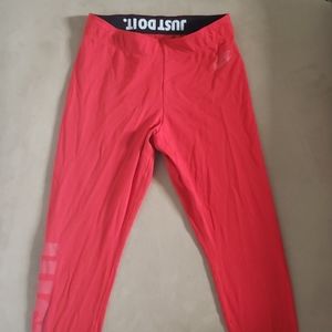 Nike JDI Red Leggings